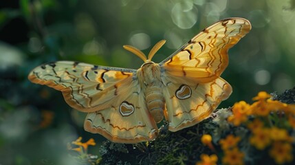 Eleonora Moth in its natural habitat