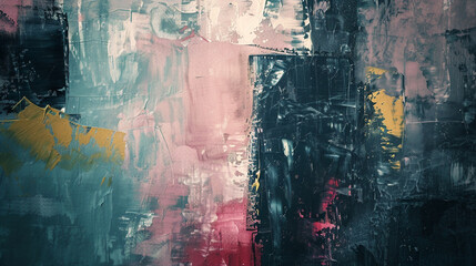 Fototapeta premium abstract painting with wall-like materiality