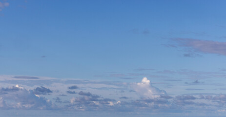 Beautiful Blue Sky, Clouds sky scape for photographic backkground or sky replacement	