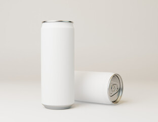 Soda beverage can mockup