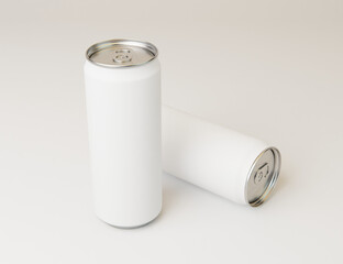 Soda beverage can mockup