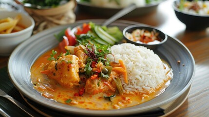 Restaurant Menu Featuring Rice Chicken and Chicken Soup