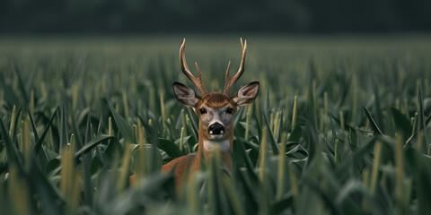 Fallow deer .
 - Powered by Adobe