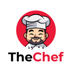 the chef chibi mascot illustration
