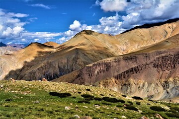 Thachungtse - Nimaling campground (which is the base camp for climbing the highest mountain of...