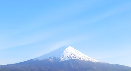 静岡県富士市から撮影した富士山