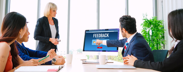 Customer feedback and review analysis by modish computer software for corporate business