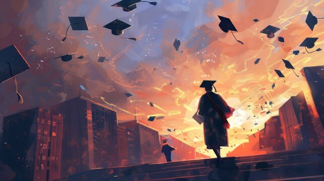 Basic composition emphasizing the significance of graduation