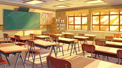 Classroom promoting open discussion among students, Ai Generated