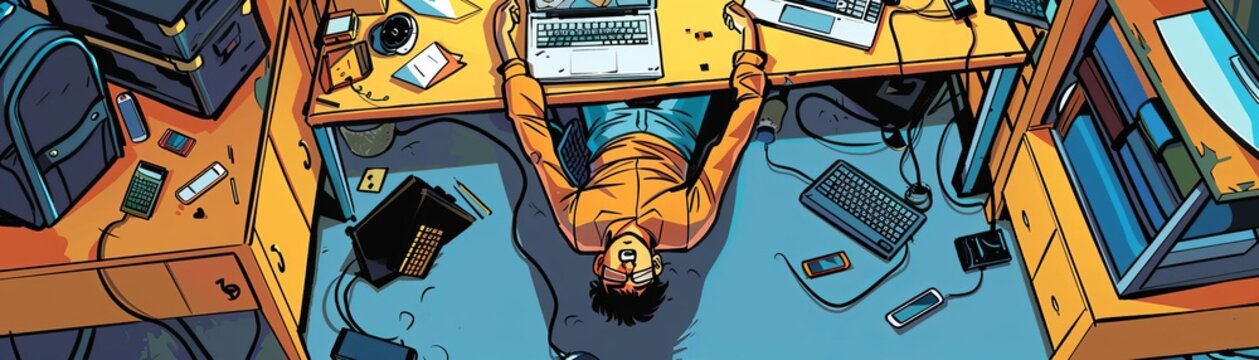 Create humorous comic strips that illustrate common cybersecurity mistakes and their consequences, using relatable characters and situations to convey important lessons about online security