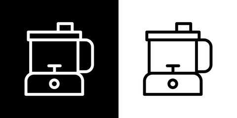 Cooking icon. Cook. Food icon. Cooking utensil icon. Kitchen tool icon. Black icon. Silhouette icon.