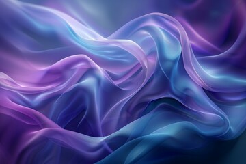 Fototapeta premium A purple and blue fabric with a wave pattern