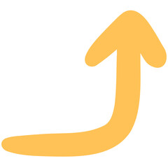 Arrow Icon, Doodle, Direction, Hand drawn
