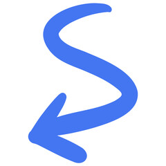 Arrow Icon, Doodle, Direction, Hand drawn

