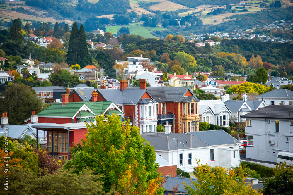 Sticker residential houses in dunedin - new zealand