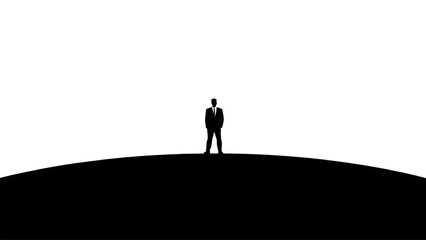 business man silhouette