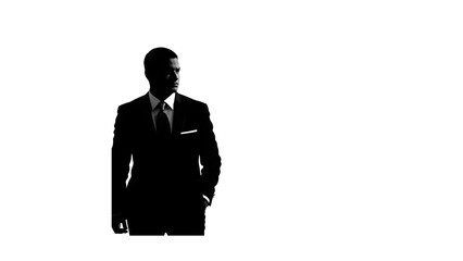 business man silhouette