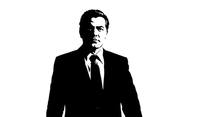 business man silhouette