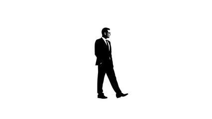 business man silhouette