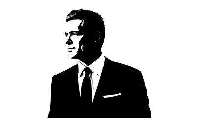 business man silhouette