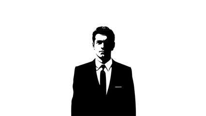 business man silhouette