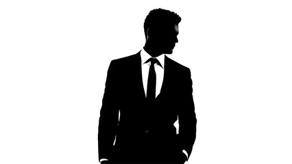 business man silhouette