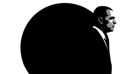 business man silhouette