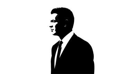 business man silhouette