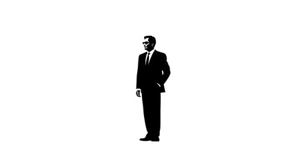 business man silhouette
