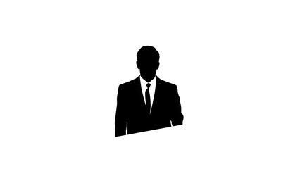 business man silhouette