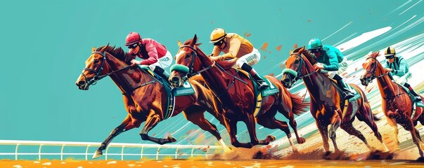 design front view racing theme animation vivid