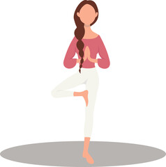 Yoga Movement Illustration