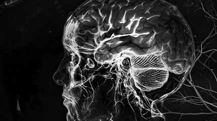 a real mri/ mra (magnetic resonance angiogram) of the brain, pictures of a real brain