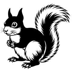squirrel with acorn