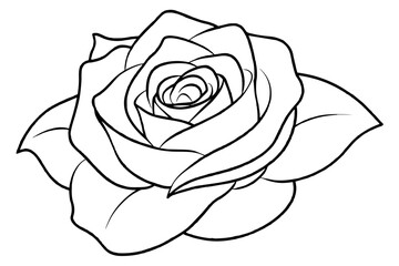 rose vector illustration