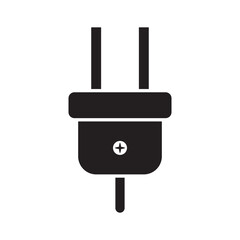 Electric plug icon. Vector illustration