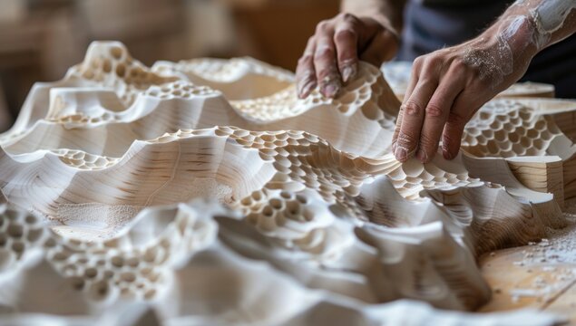 Craft compositions that invite viewers to immerse themselves in the world of tactile sensations.