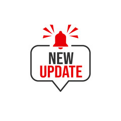 New Update Alert Web Banner and Modern Notification