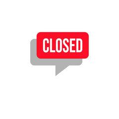 A business sign that says 'Sorry, We're Closed
