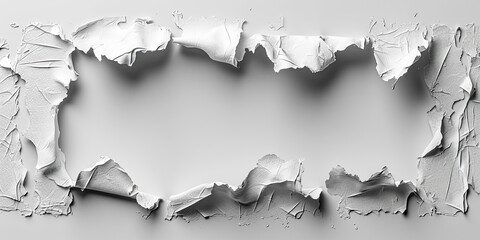 High-detail 3D rendering of a blot viewed from the top, against a white background. - obrazy, fototapety, plakaty