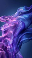 Fototapeta premium A Beautiful Blend of Purple and Pink Clouds and Flowers