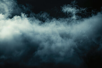 Mysterious Slightly Glowing Fog In The Dark Wallpaper Created Using Artificial Intelligence