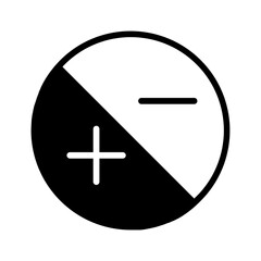 Obraz premium Vector solid black icon for Expand collapse