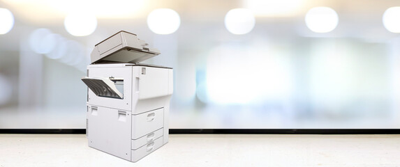 Photocopy or copier or photocopier machine office equipment workplace for scanner or scanning...