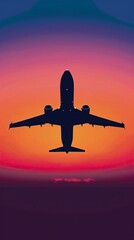 airplane flight tickets air fly travel takeoff silhouette 