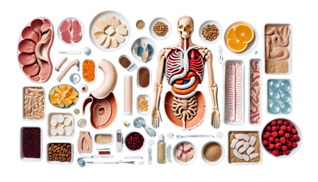 systeme digestif humain anatomy system alimentary human science stomach bowel pancreas digestion drawing colours medicine surgery food man woman study scheme anatomical scientific medicals surgical