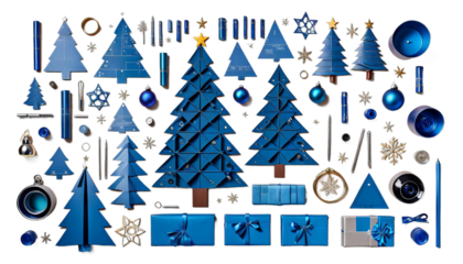 christmas blueprint tree architecture vignetting construction plan design drawing project architect architectural illustration model concept