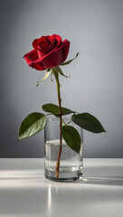 Image of a beautiful red rose 38