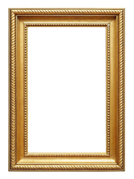 golden frames - Isolated transparent PNG background - Premium pen tool cutout