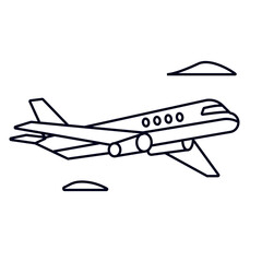 illustration of airplane
